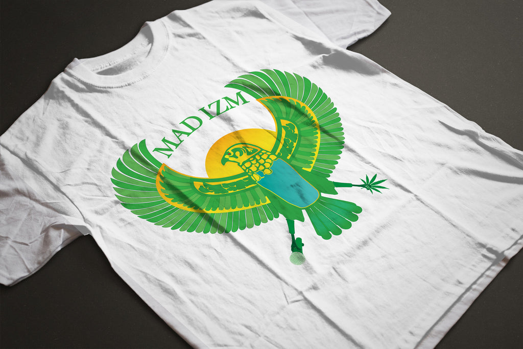 MAD IZM LOGO White T-shirt