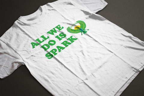 "All We Do Is Spark" MAD IZM T-shirt